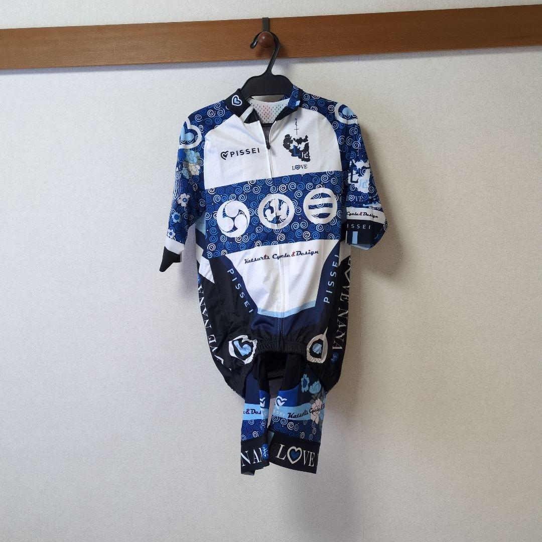 【未使用品】PISSEI サイクルジャージ 上下和風デザイン