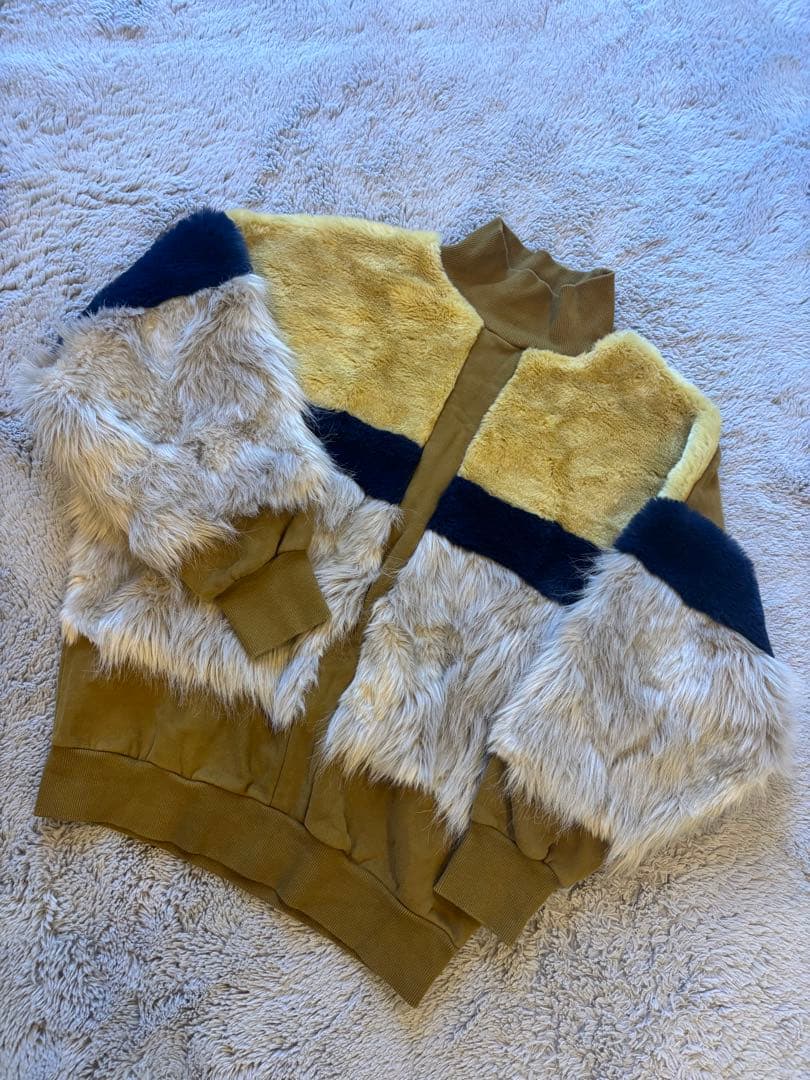 アメリヴィンテージ ファーカラーブロックスウェット