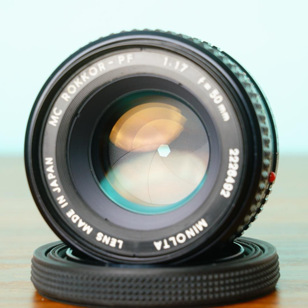 ミノルタ MC ROKKOR-PF 50mm f1.7 オールドレンズ 92