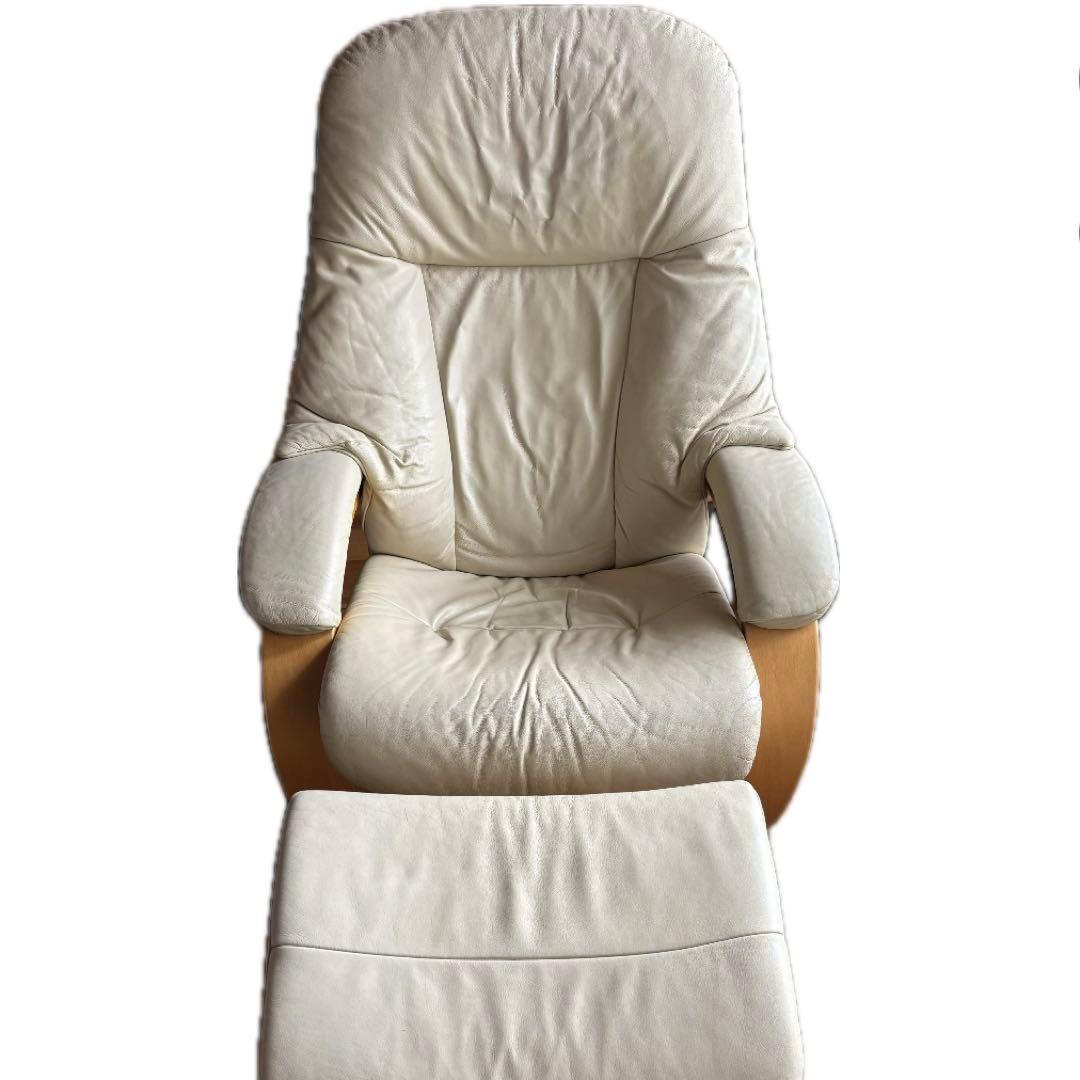 【チェア】Hjellegjerde イエリアーダ社　本革リクライニングチェア