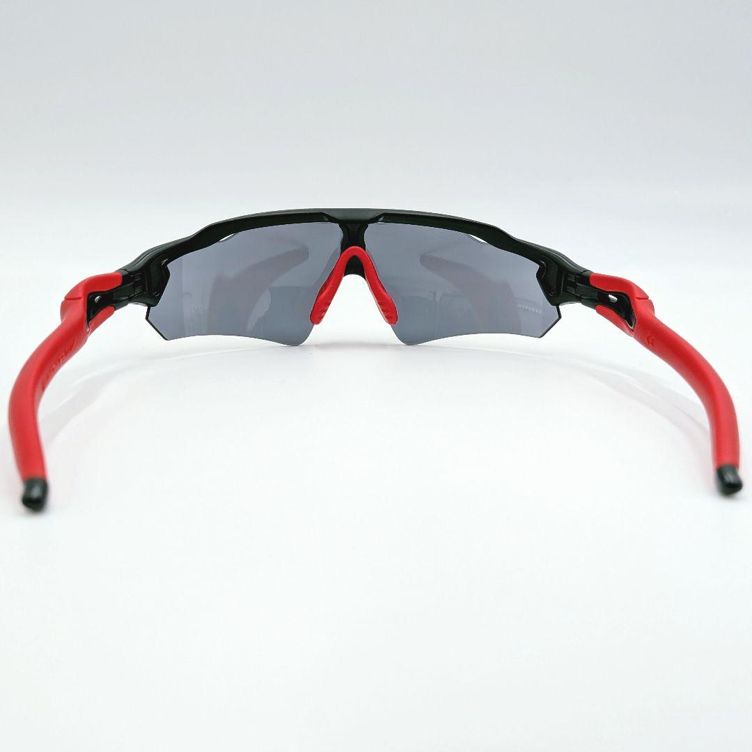 OAKLEY RADAR EV ブラック×レッド スポーツ 自転車 ランニング