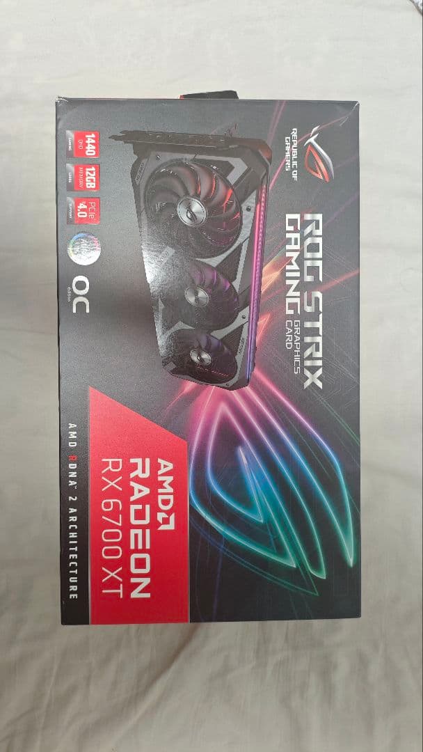 グラフィックボード・グラボ・ビデオカード ASUS ROG Strix Radeon RX 6700 XT OC