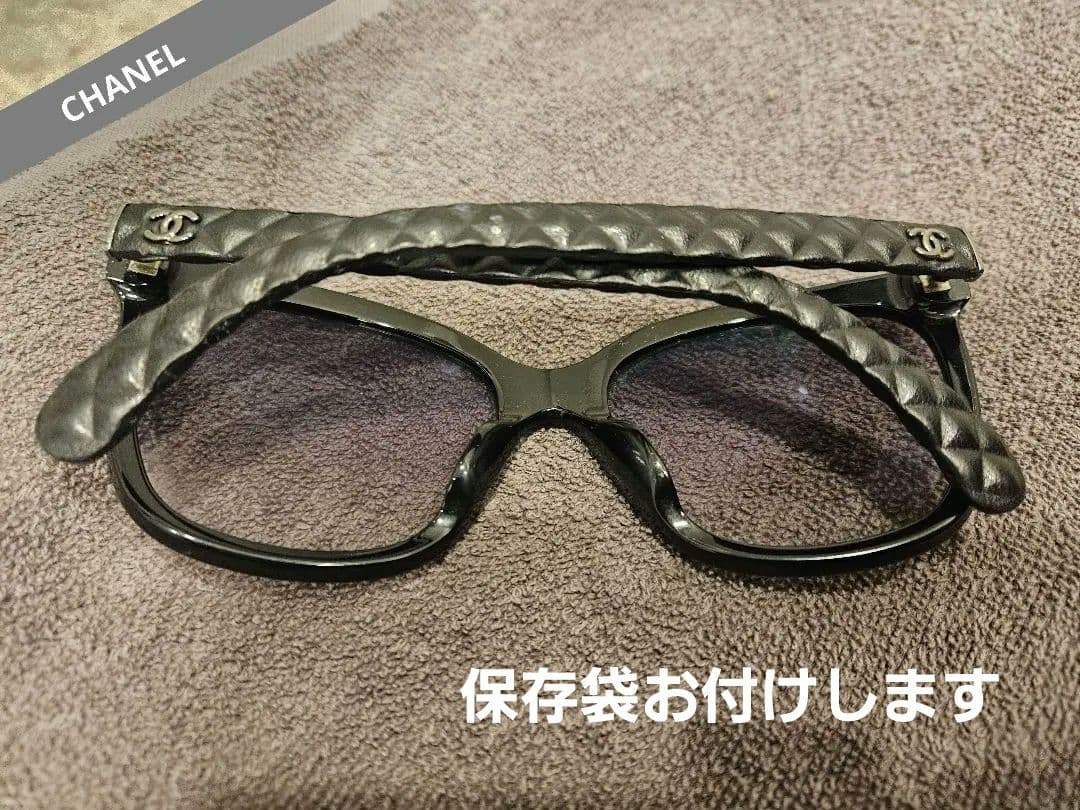 CHANEL シャネル サングラス ブラックフレーム マトラッセ ココマーク