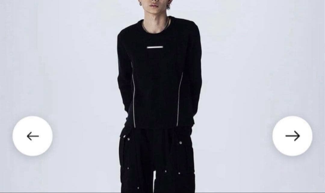 トップス jentlouis Thermal Zip Long SleeveT-shirt