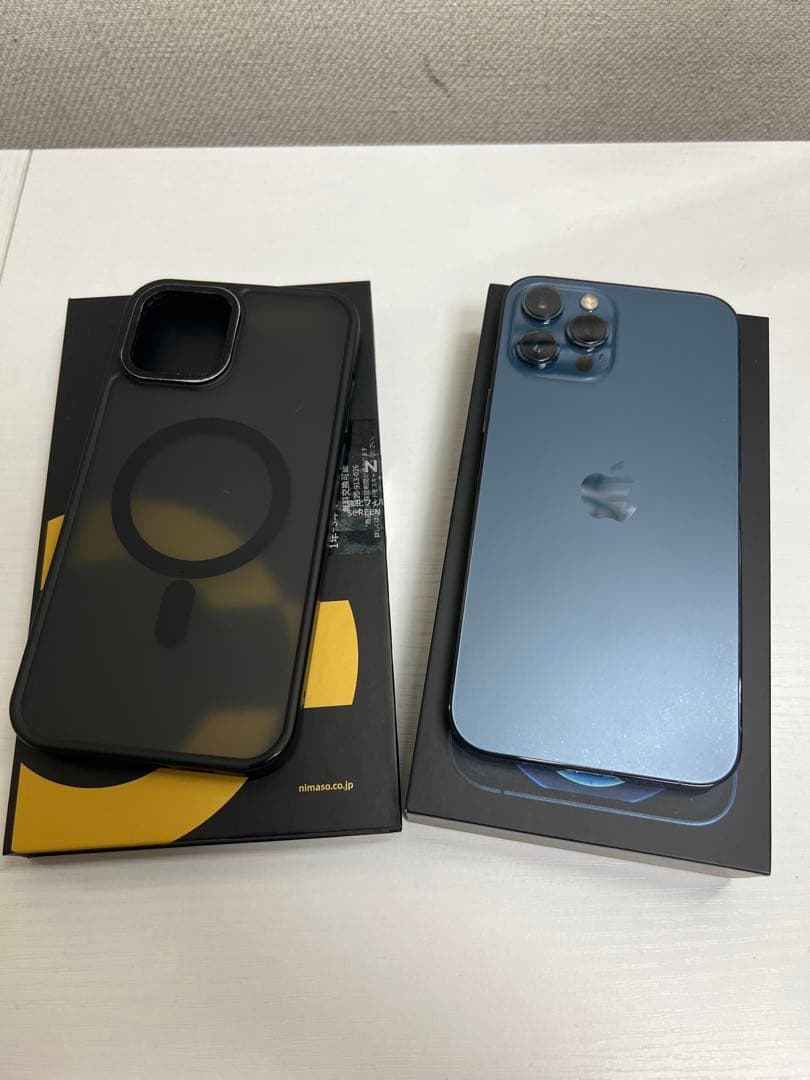 iPhone 12 Pro Max 128gb ケース＋新品フィルム　値下げ不可