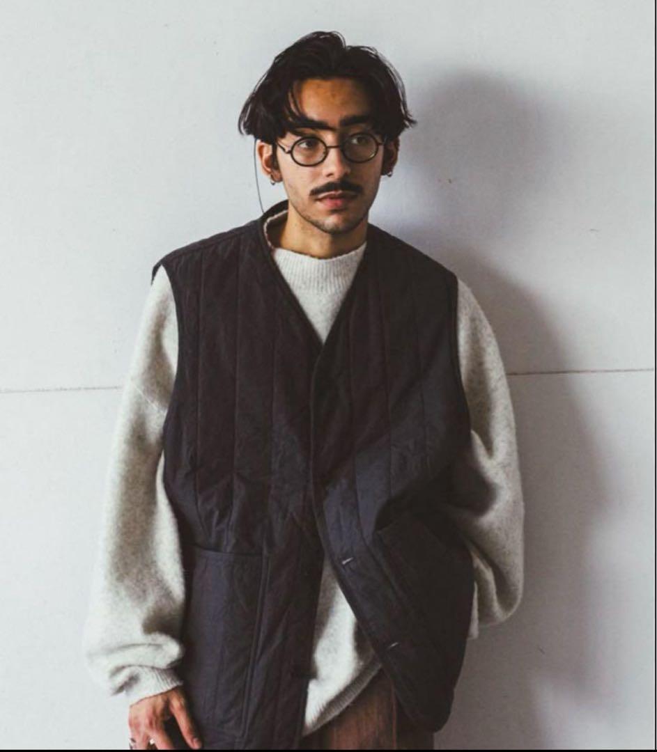 confect ウール中綿キルティングオーバーベスト