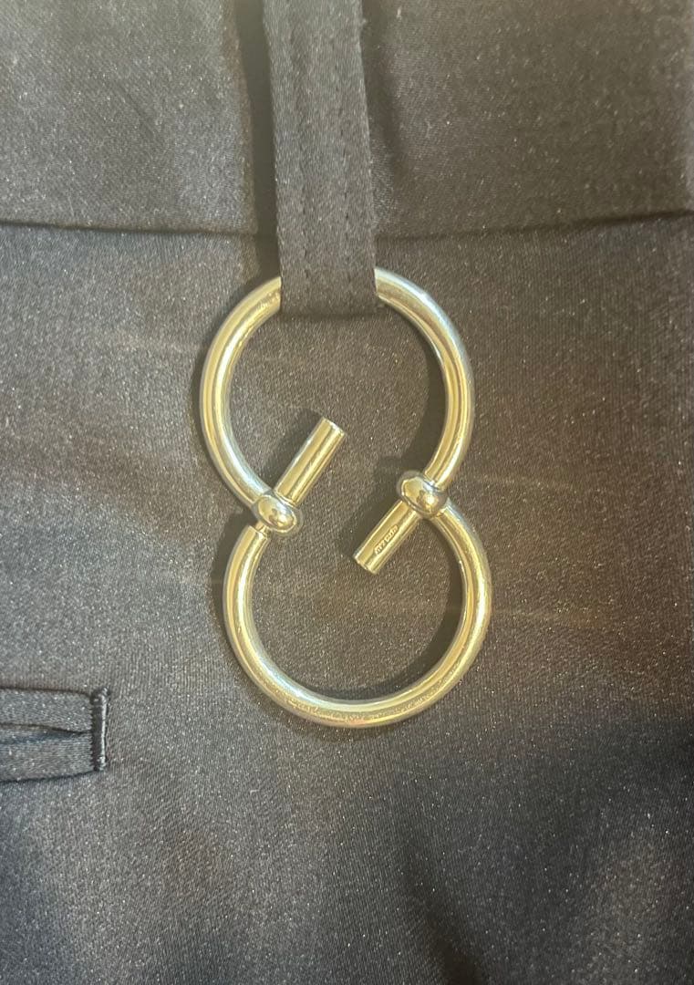 希少　エルメス　hermes ヴィンテージ　キーリング　キーチェーン　925