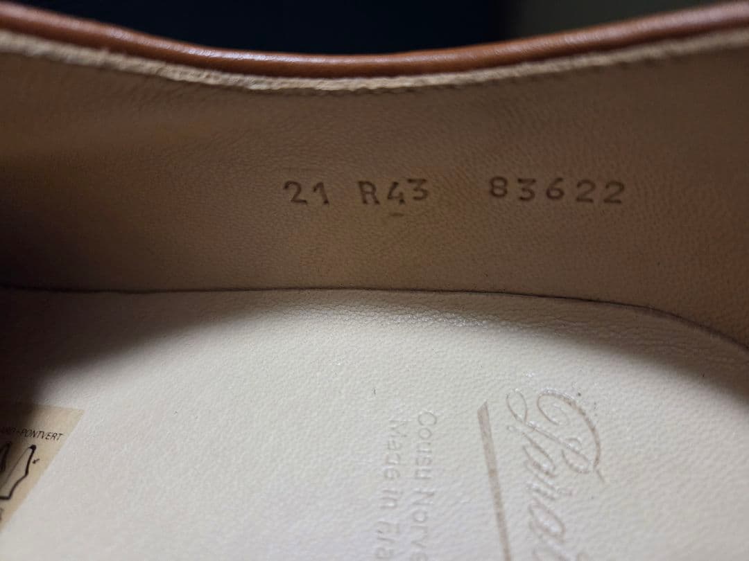 【未使用】Paraboot パラブーツ　MICHAEL /ミカエル　ハラコ　43