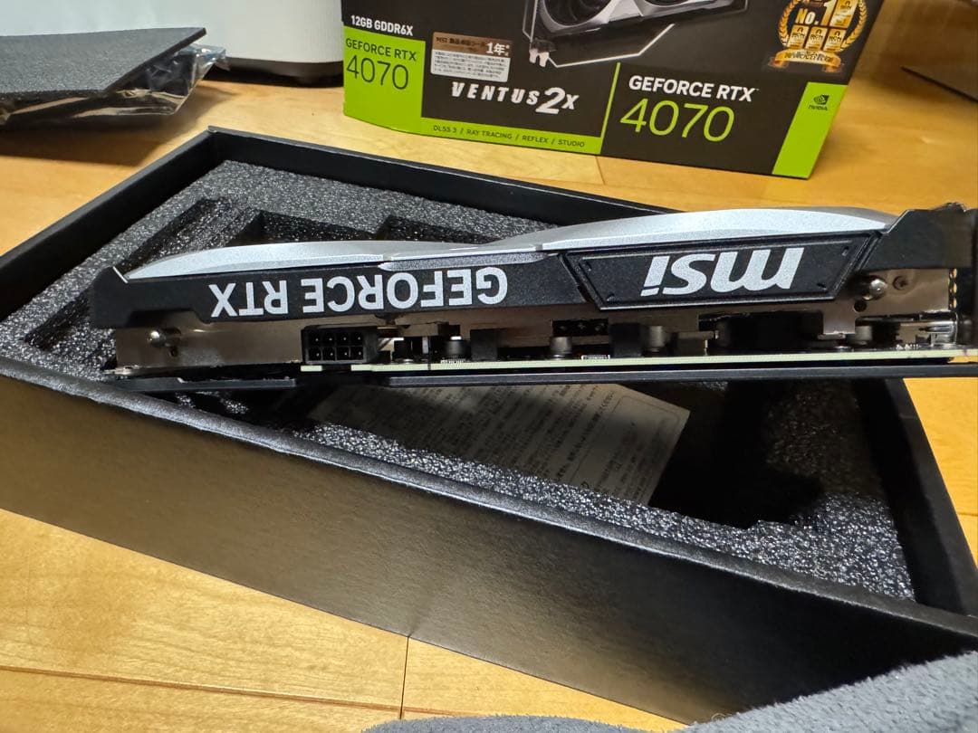 GeForce RTX4070 VENTUS 2X 12G OC　極美品