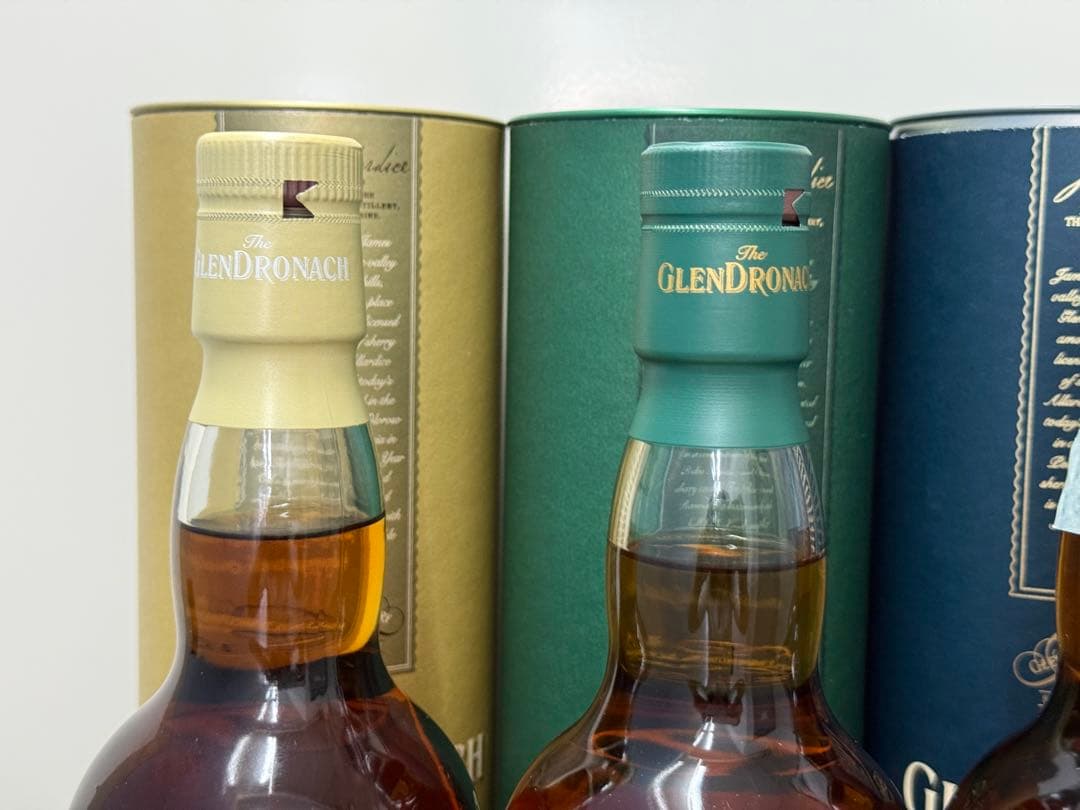 新品未開栓 希少品　グレンドロナック　4本セット　旧ボトル　21年　15年