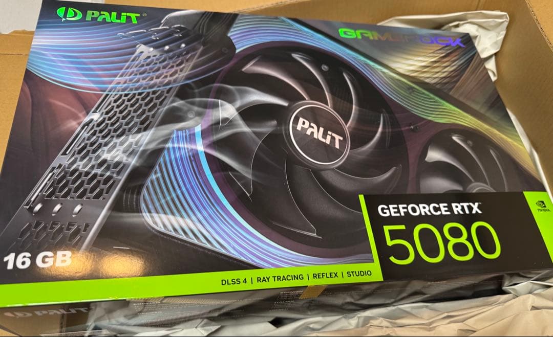 【中古美品】PALIT GEFORCE RTX 5080 16GB