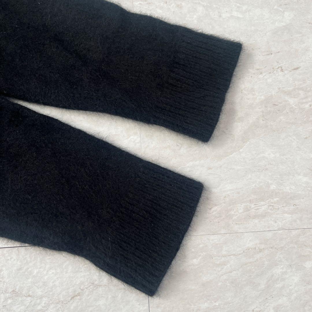 ガリャルダガランテ 2wayショートカーディガン クロップド 金ボタン シャギー