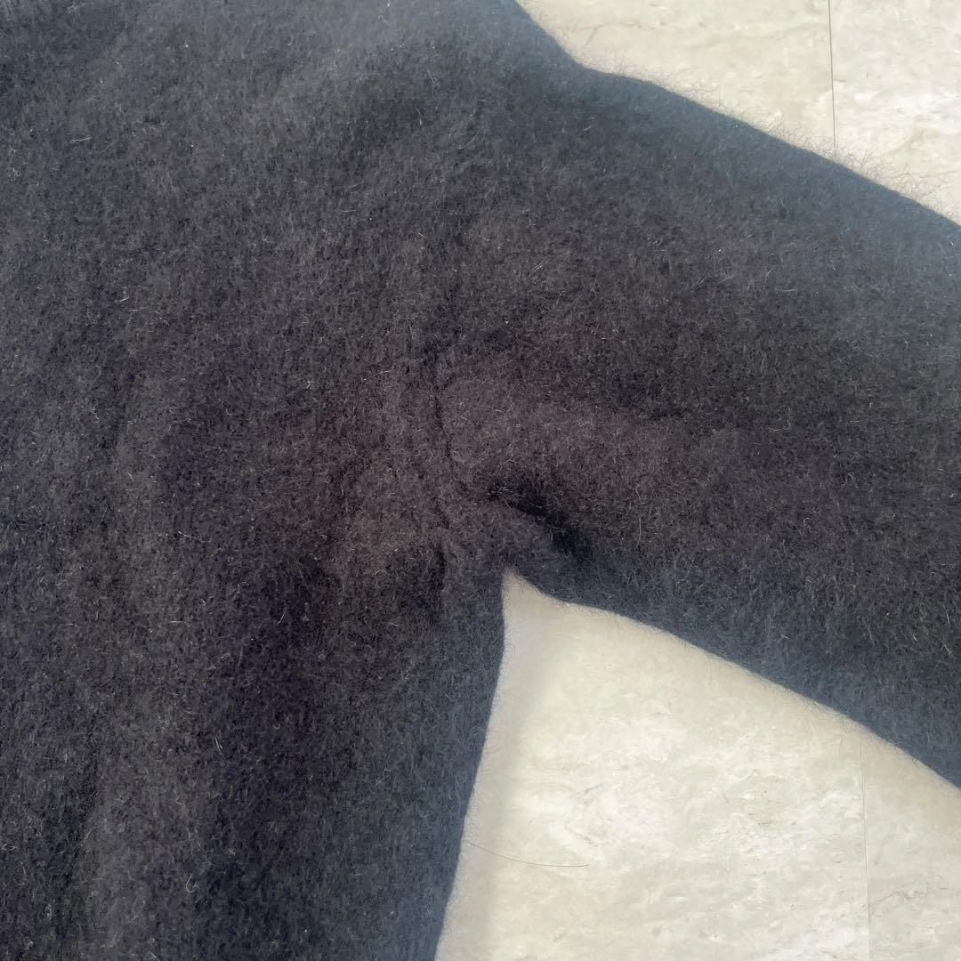 ガリャルダガランテ 2wayショートカーディガン クロップド 金ボタン シャギー