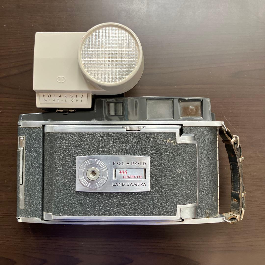 ビンテージPOLAROID 900 ELECTRIC-EYE フィルムカメラ