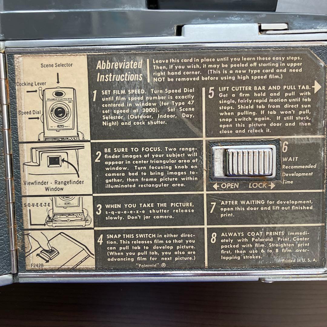 ビンテージPOLAROID 900 ELECTRIC-EYE フィルムカメラ