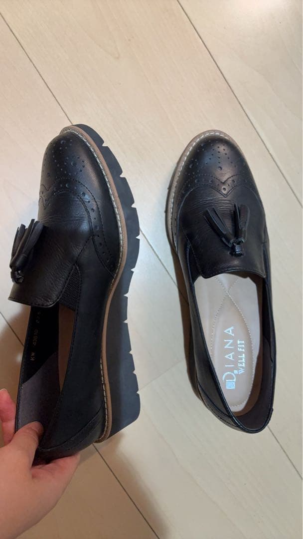 【ISM★】ダイアナ　DIANA 晴雨兼用で安心！マニッシュシューズ