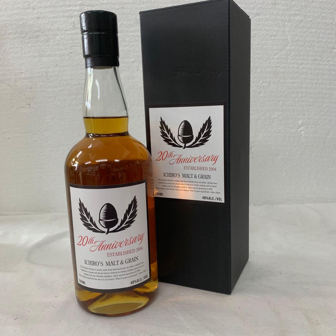【限定品】イチローズモルト&グレン　20周年　2004 700ml 48% 箱付