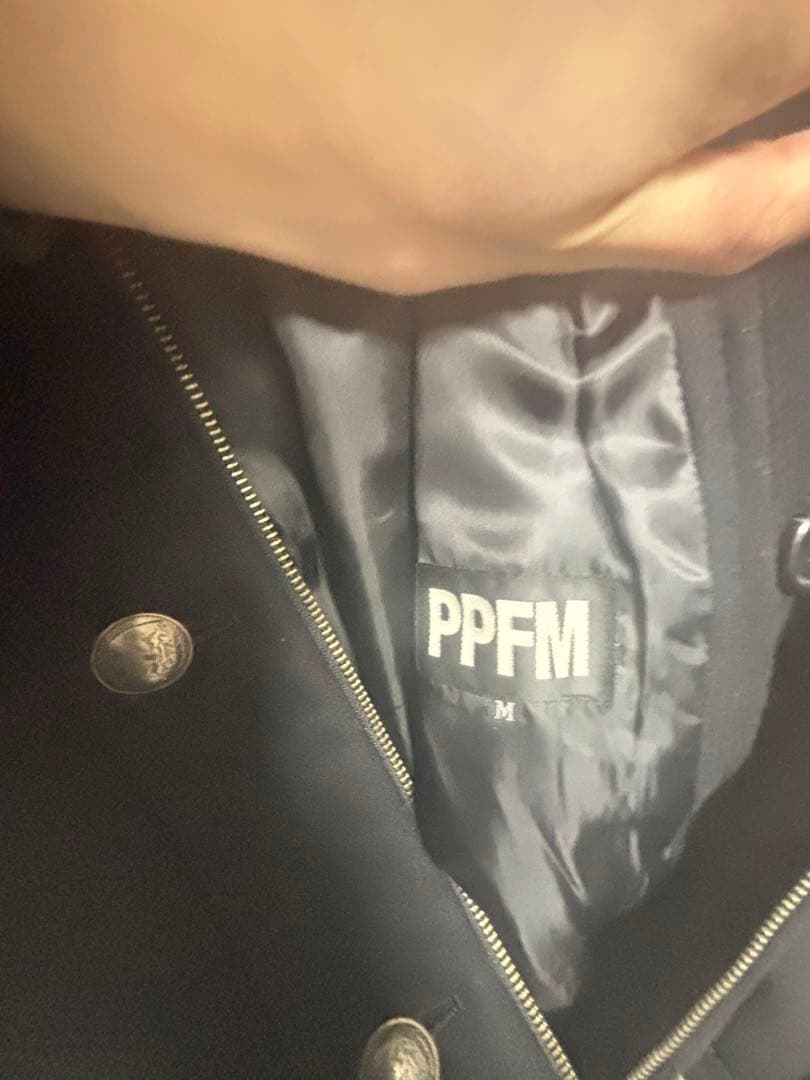 00s archive Pコート　y2kナポレオンジャケット　黒