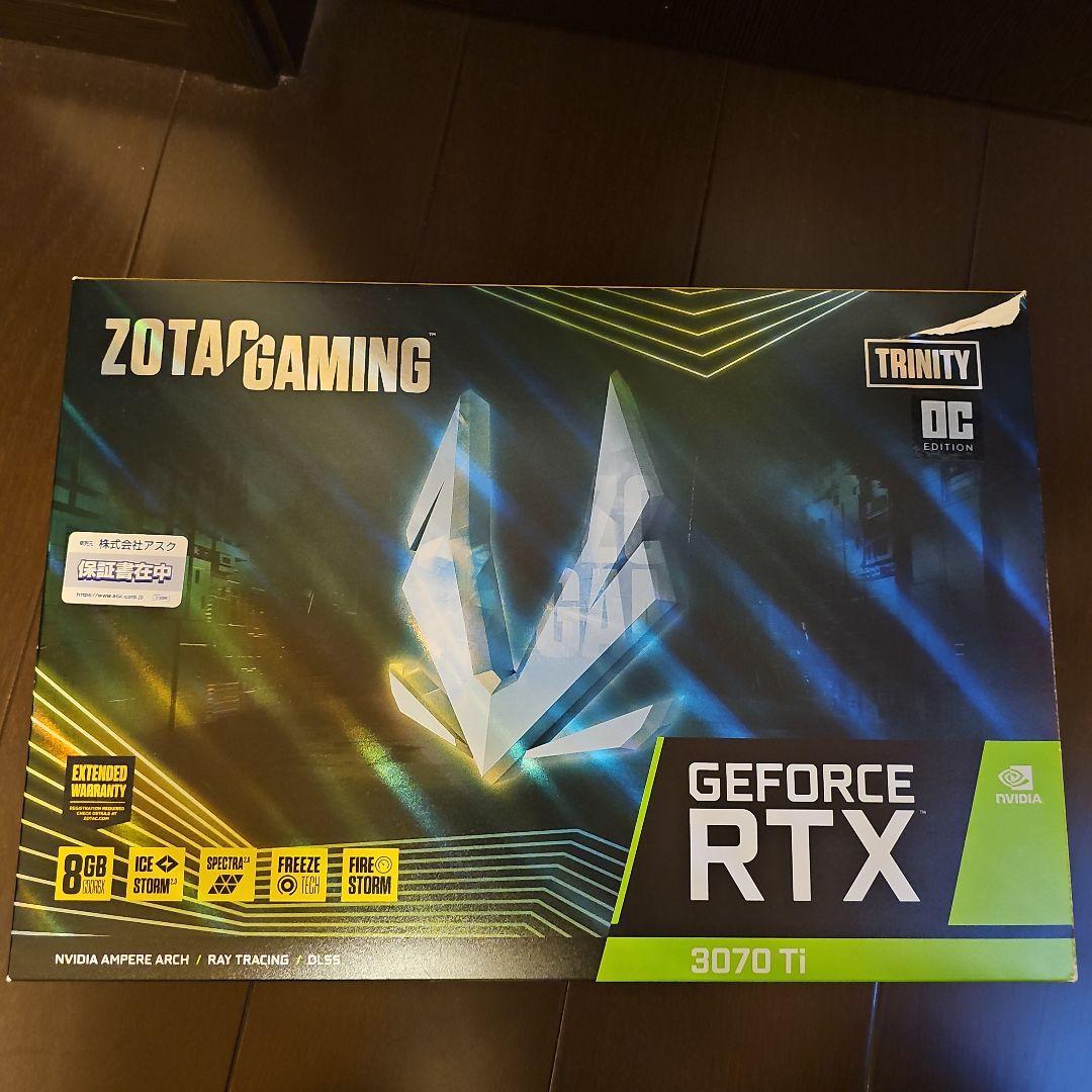 ZOTAC GAMING RTX3070Ti TRINITY OC 8Gモデル