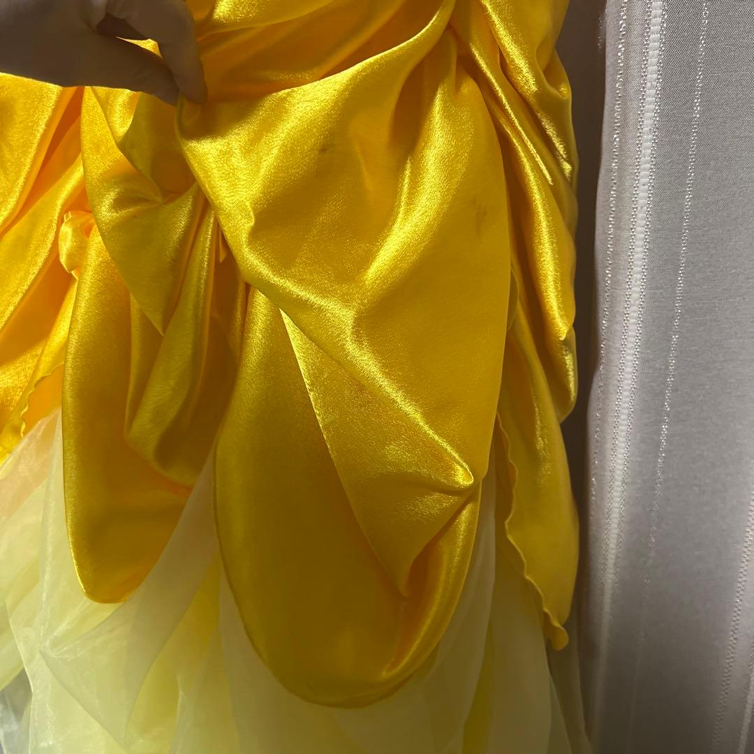 【01N】ビビディバビディブティック　美女と野獣ベル　ドレス140センチ