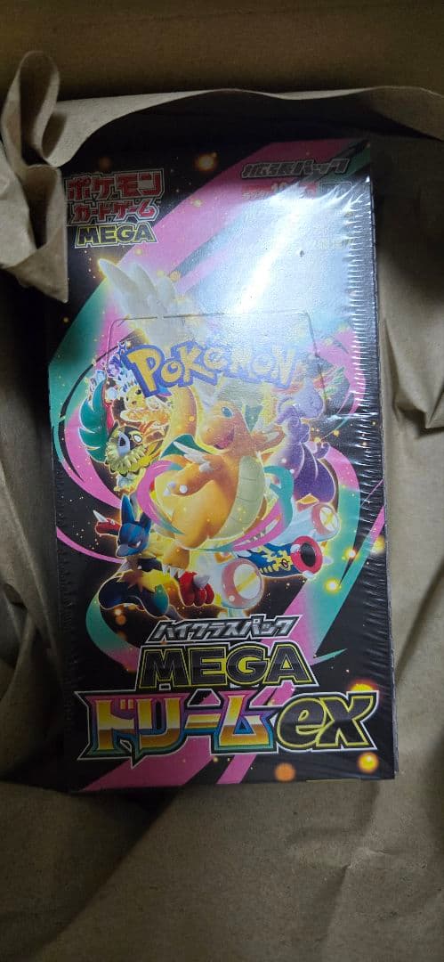 ポケモンカードゲーム MEGA ドリームEX 10パック入り シュリンク付