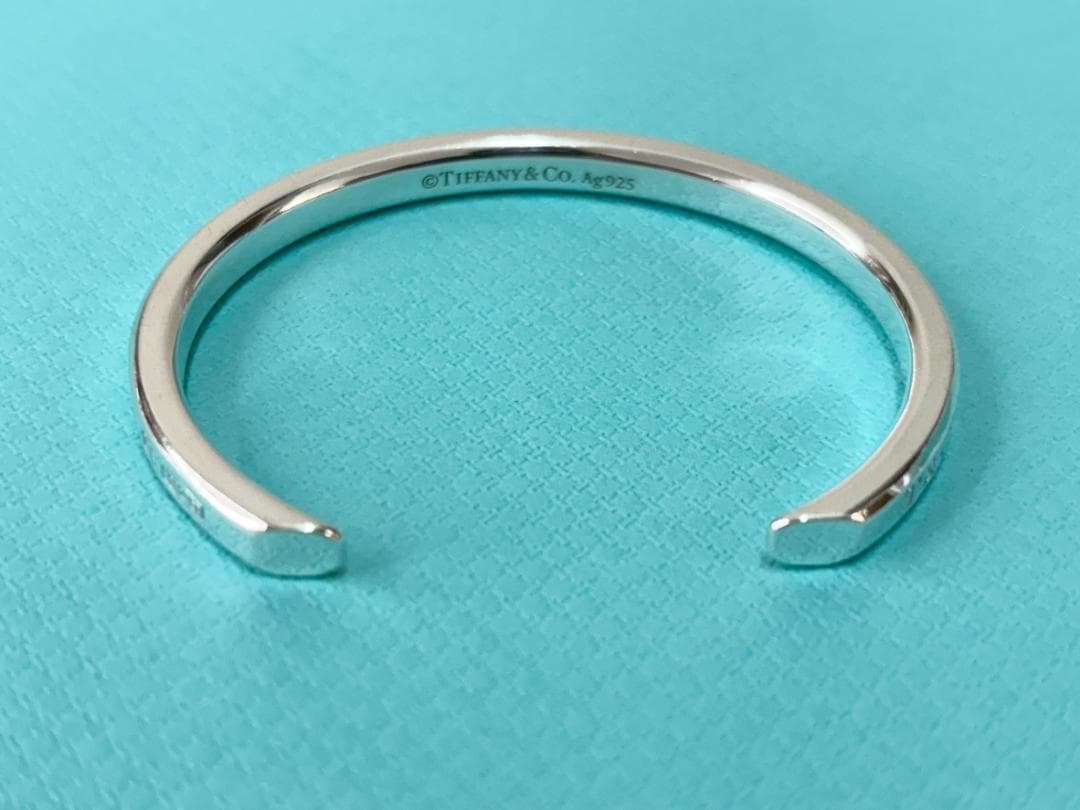 極美品 ティファニー メイカーズ 1837 バングル ブレスレット 925