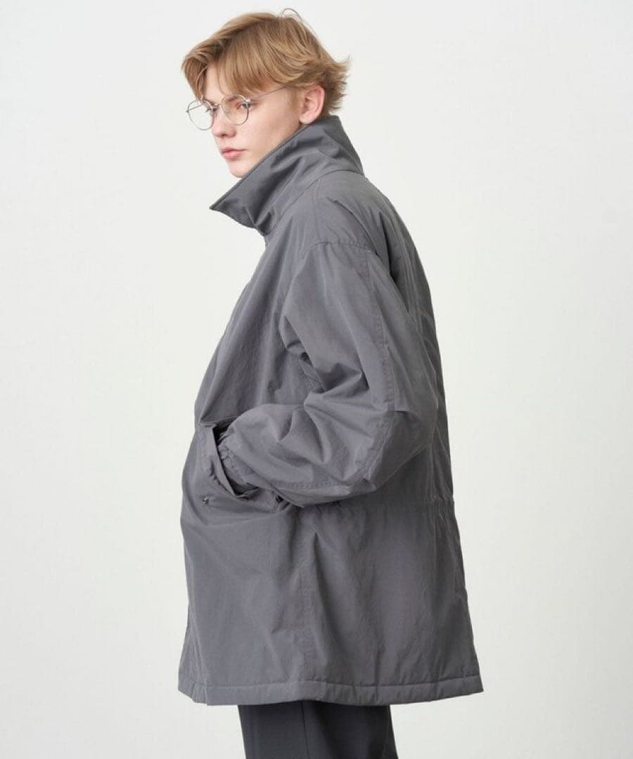 ATON TECHNO COTTON | リサイクルウールパテッドショートモッズ