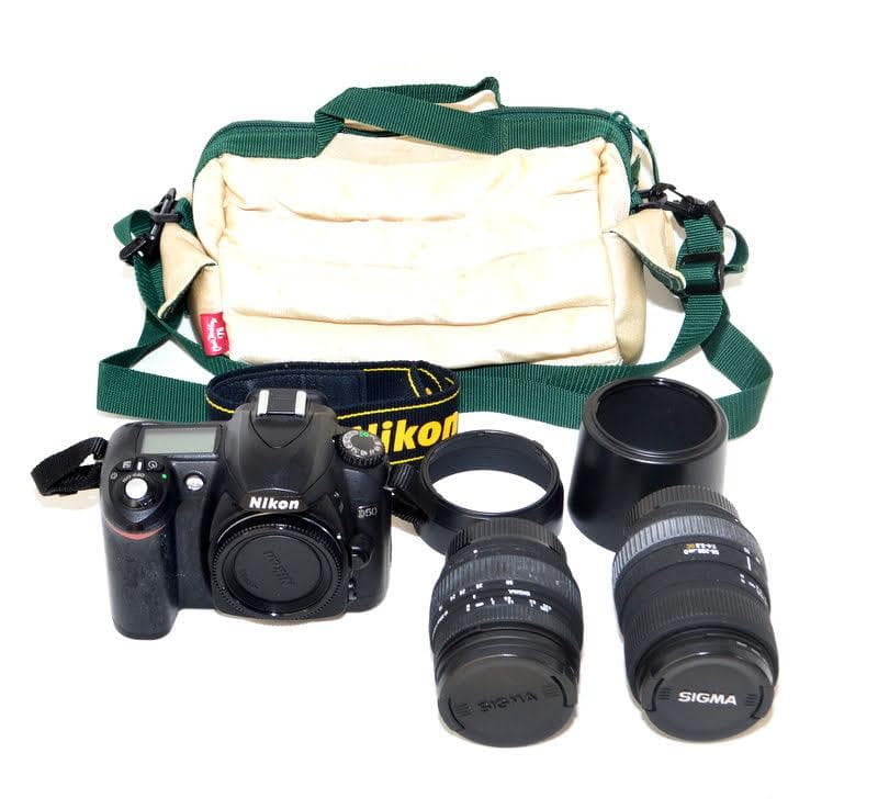 匿名配送☆Nikon ニコン D50 SIGMA ダブルレンズキット 初心者向け