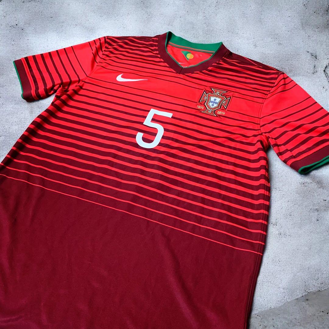 【極美品・希少】2014 ポルトガル代表 #5 ファビオ・コエントラン ホーム