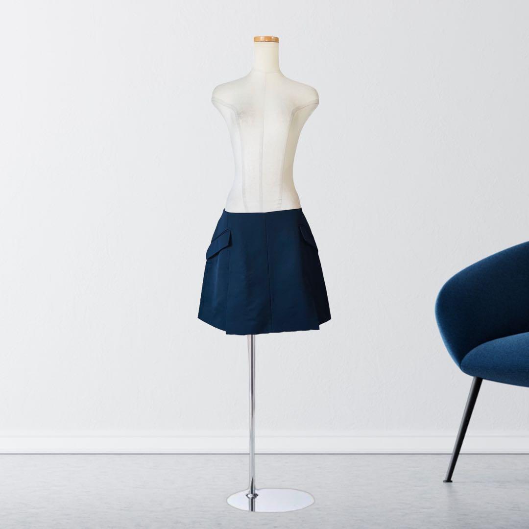 新品15万！MERYLL ROGGE 金ボタン テーラード スカート 紺 42