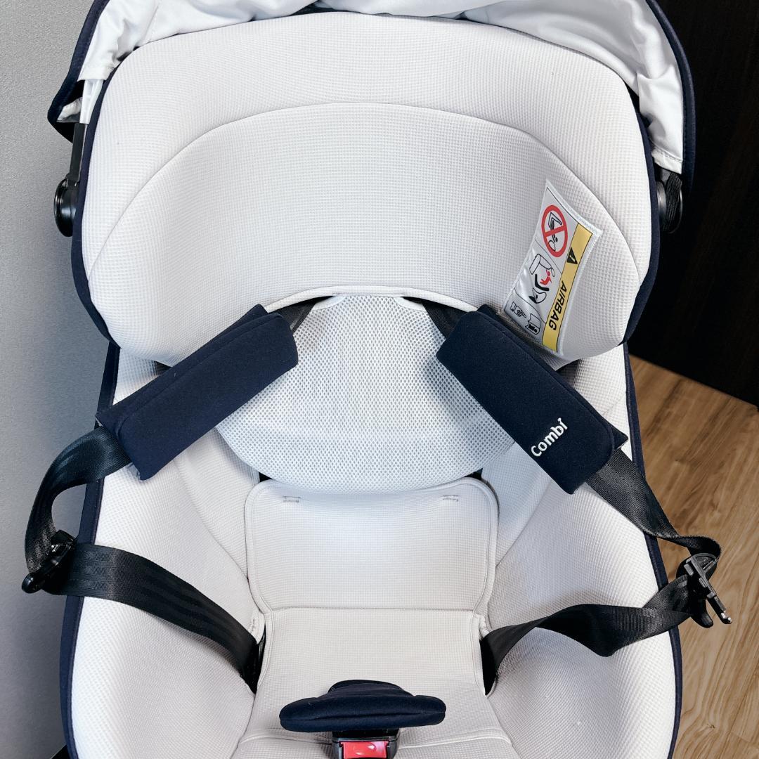 【極美品】Combi クルムーヴスマート ライト ISOFIX ネイビー 回転式