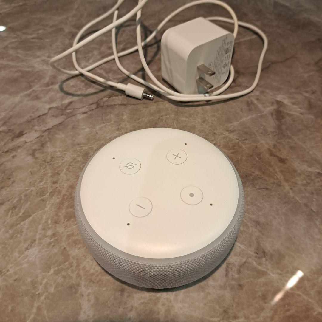 スマートスピーカー ホワイト 本体 ACアダプター付き