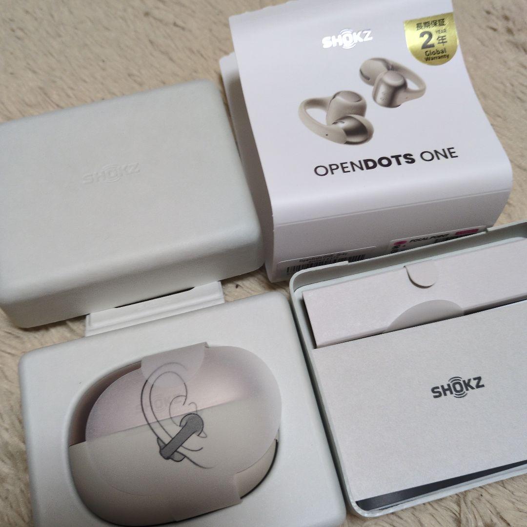 新品同様 SHOKZ OPENDOTS ONE ワイヤレスイヤホン