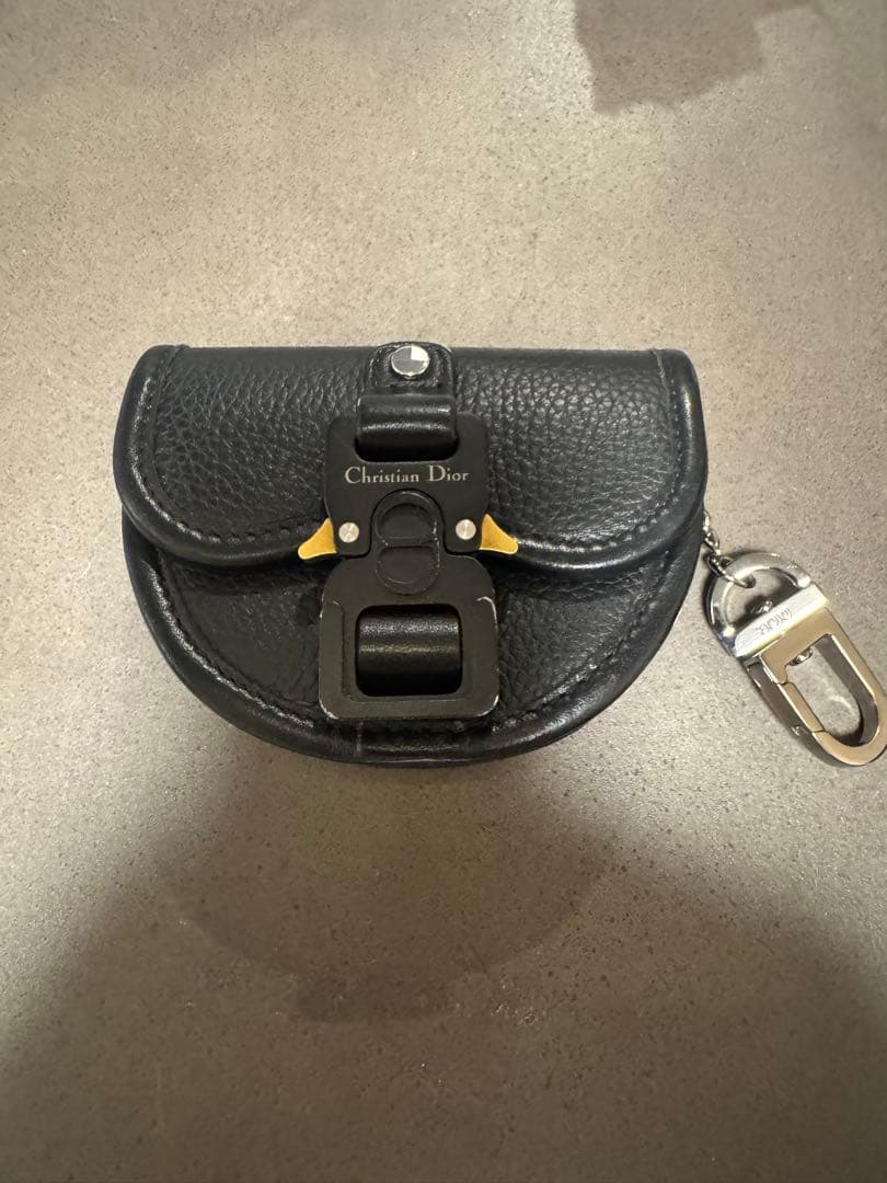 Christian Dior ブラックレザーキーケース