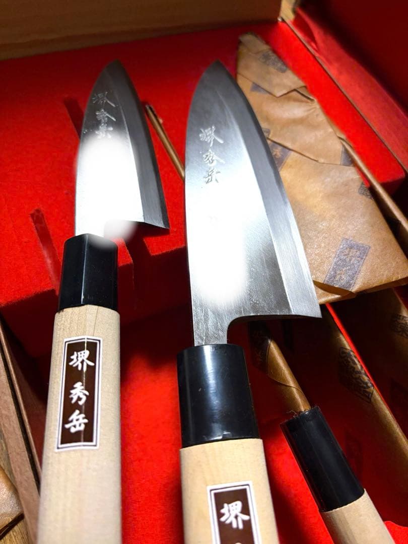 秀岳　和包丁　御料理包丁　6本セット　新品未使用　日本料理