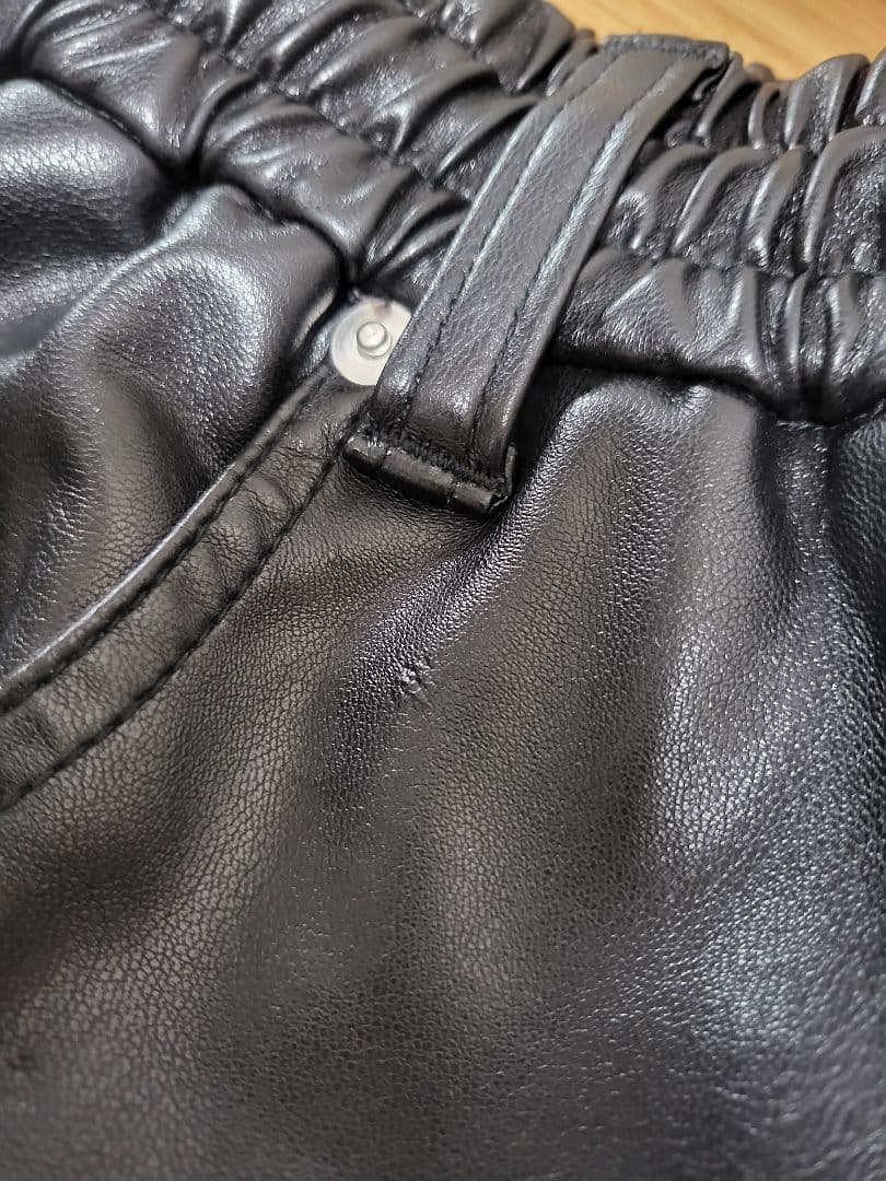 パンツ cootie Faux Leather 5 Pocket Wide Easy