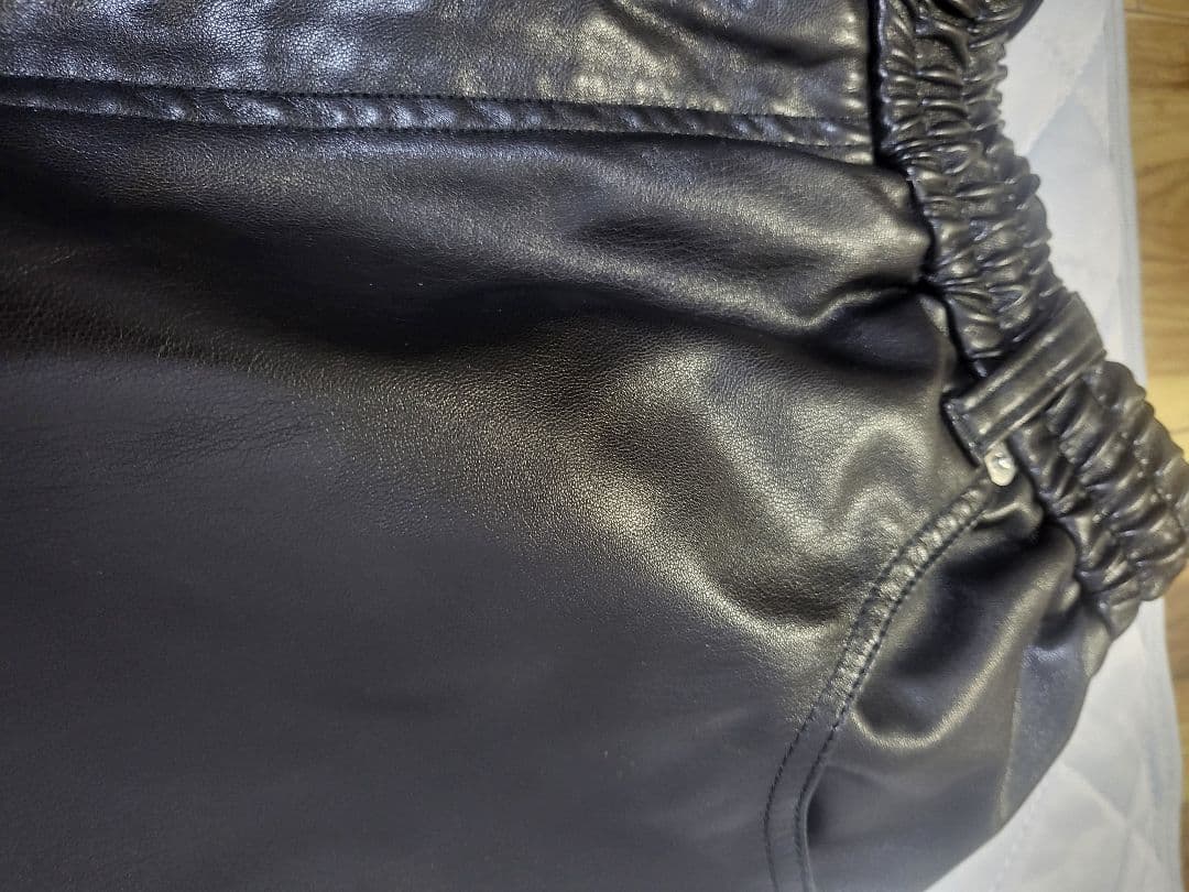 パンツ cootie Faux Leather 5 Pocket Wide Easy