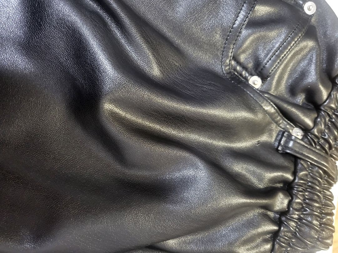 パンツ cootie Faux Leather 5 Pocket Wide Easy