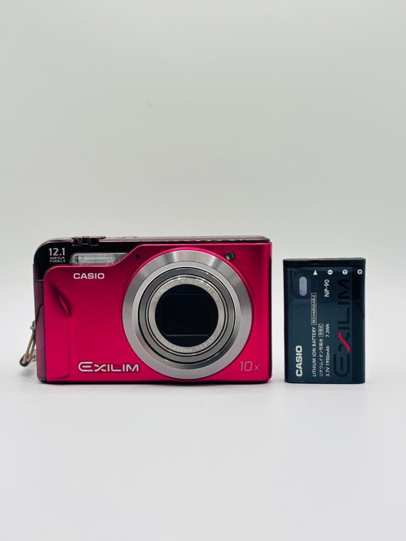 【美品】CASIO EXILIM EX-H10 ピンク 動作品 オールドコンデジ