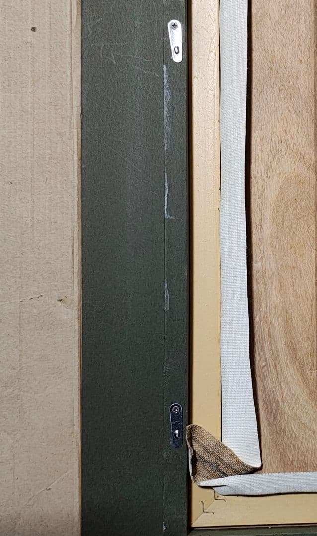 【送料込】F30号 大型 油彩額縁＆油彩画‹キャンバス›セット