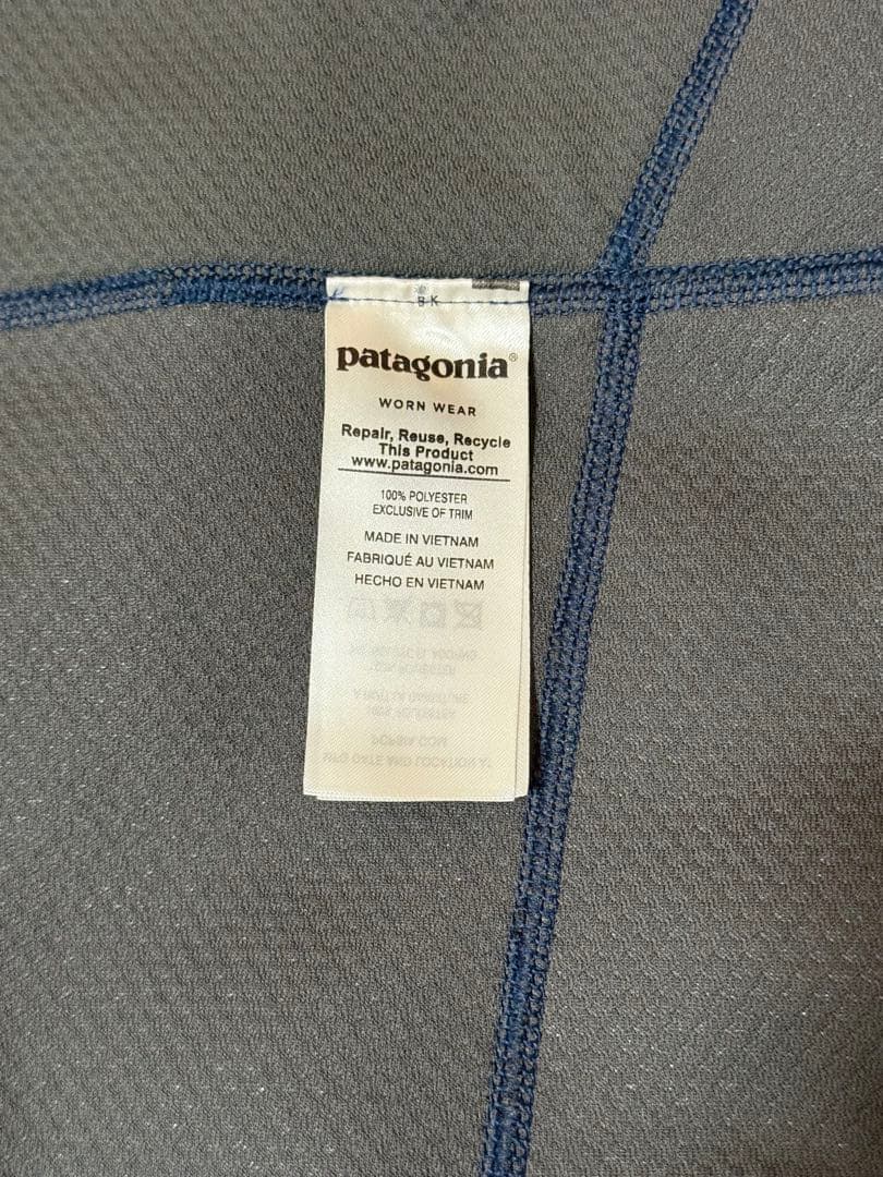 patagonia レトロX フリースベスト M ネイビー/レッド