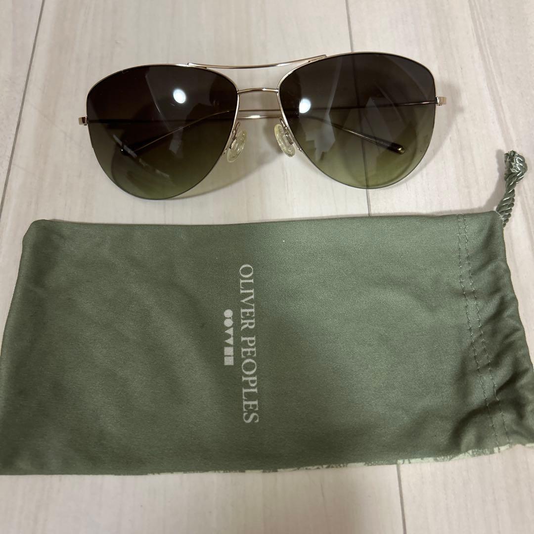 OLIVER PEOPLES STRUMMER 深いグリーン　サングラス