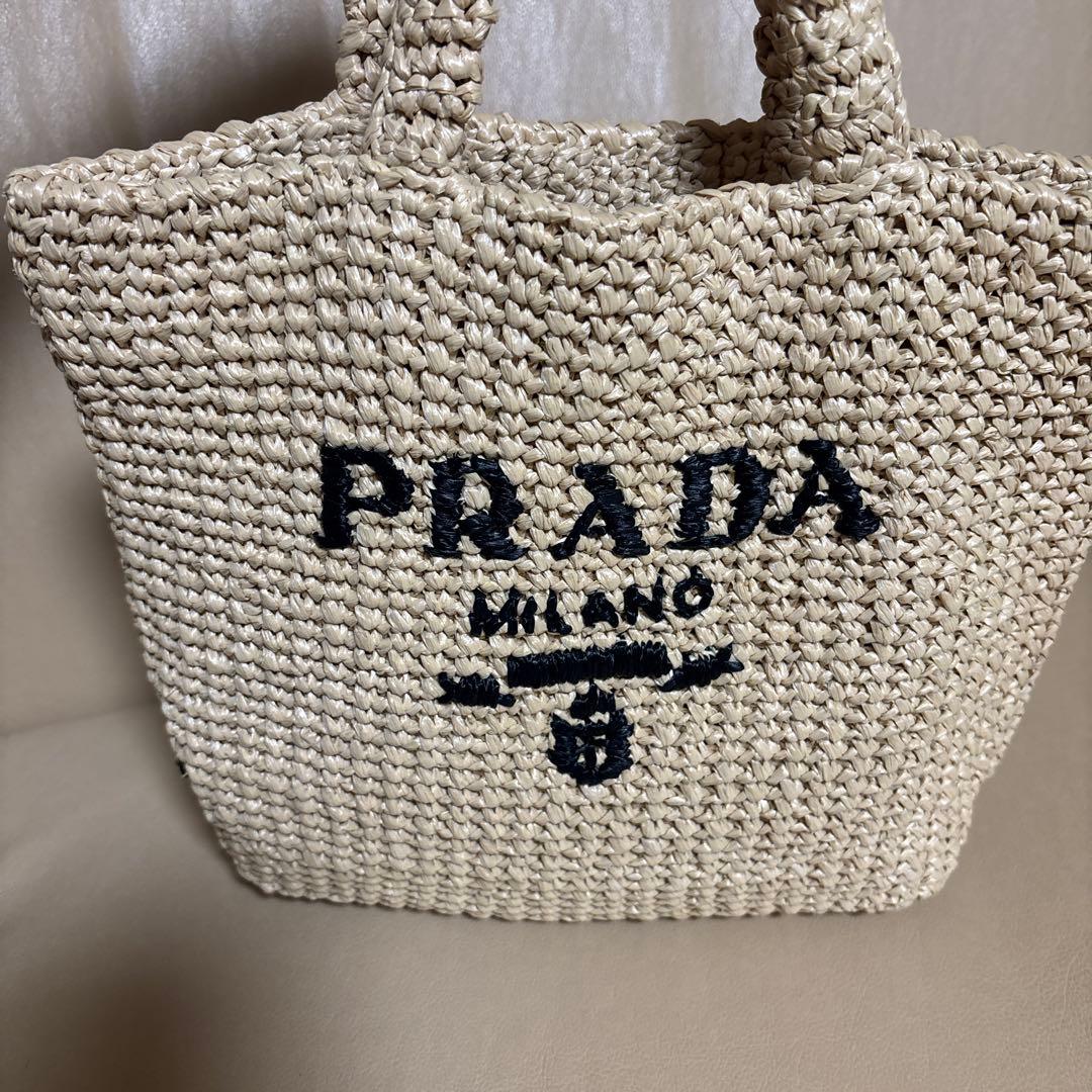 ‼️美品‼️PRADA スモールクロシェトートバッグ