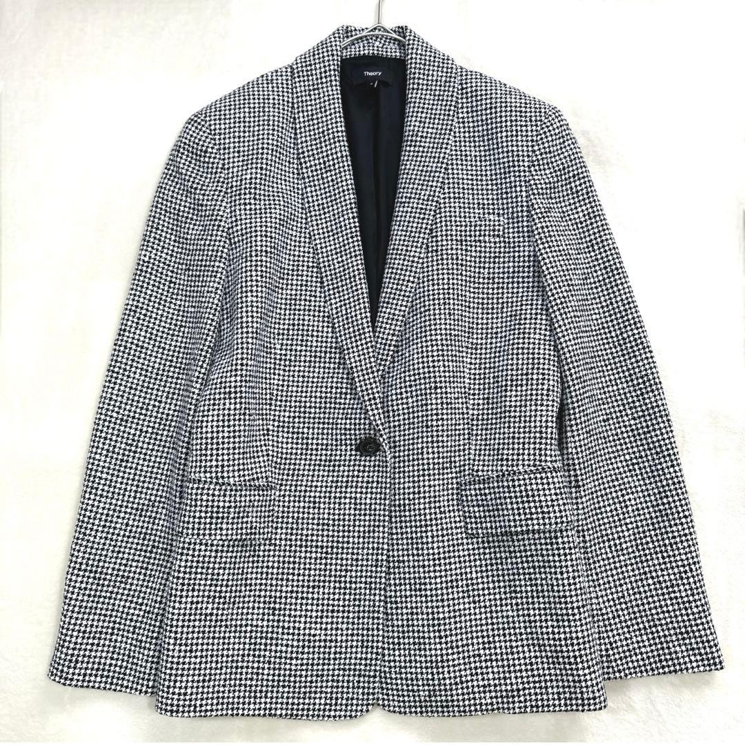 23AW 極美品 セオリー ジャケット 千鳥格子 テーラード
