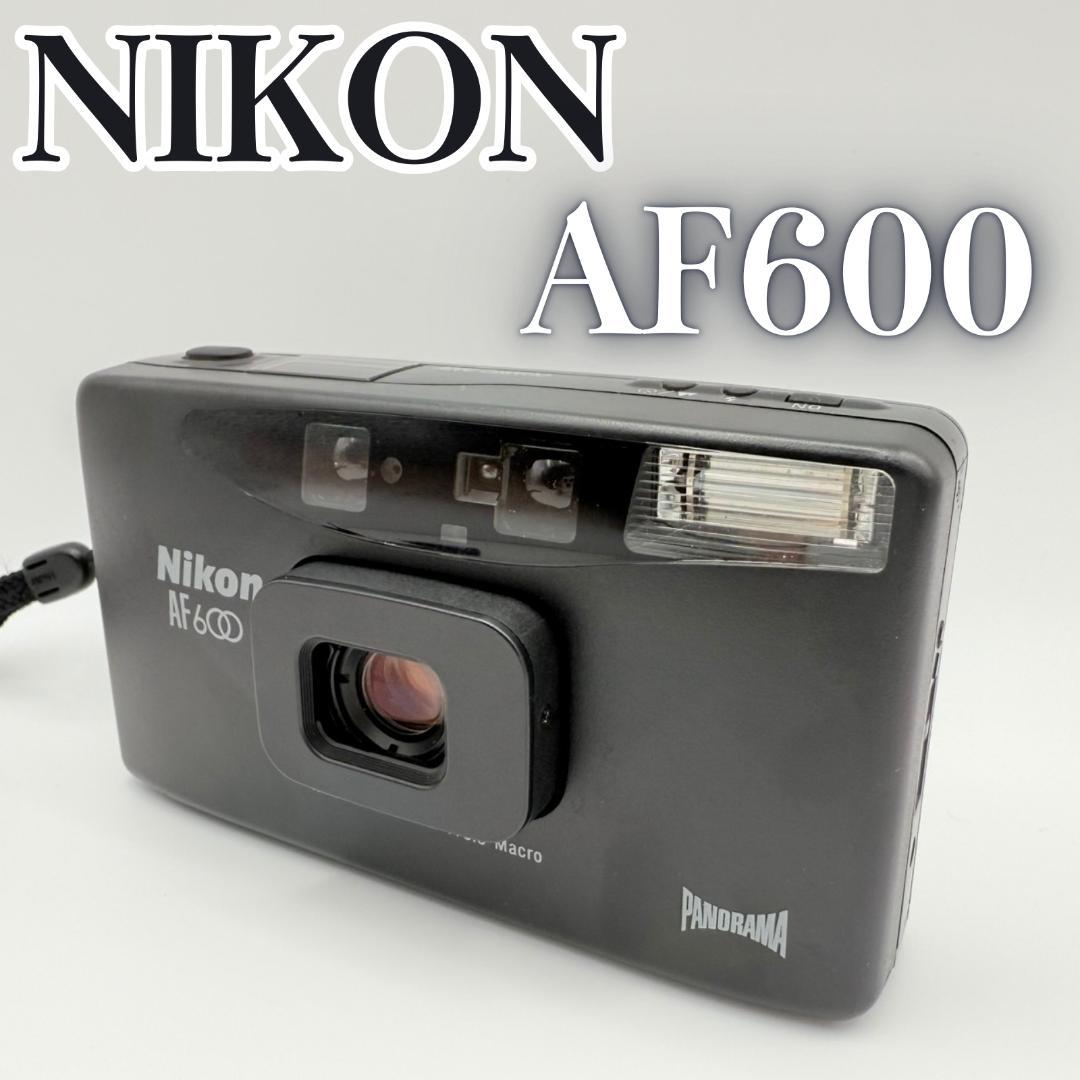 【完動品】 Nikon AF600 コンパクトフィルムカメラ 動作確認済