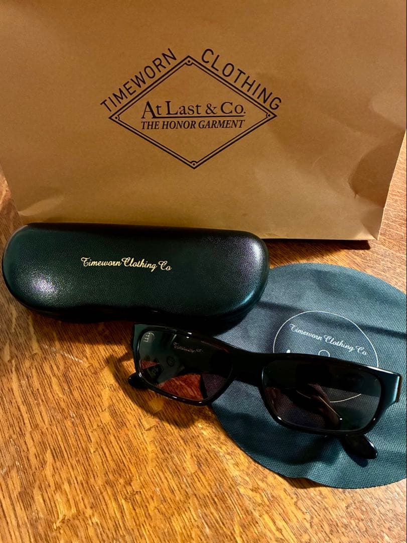 白山眼鏡×timewornclothing サングラス 眼鏡
