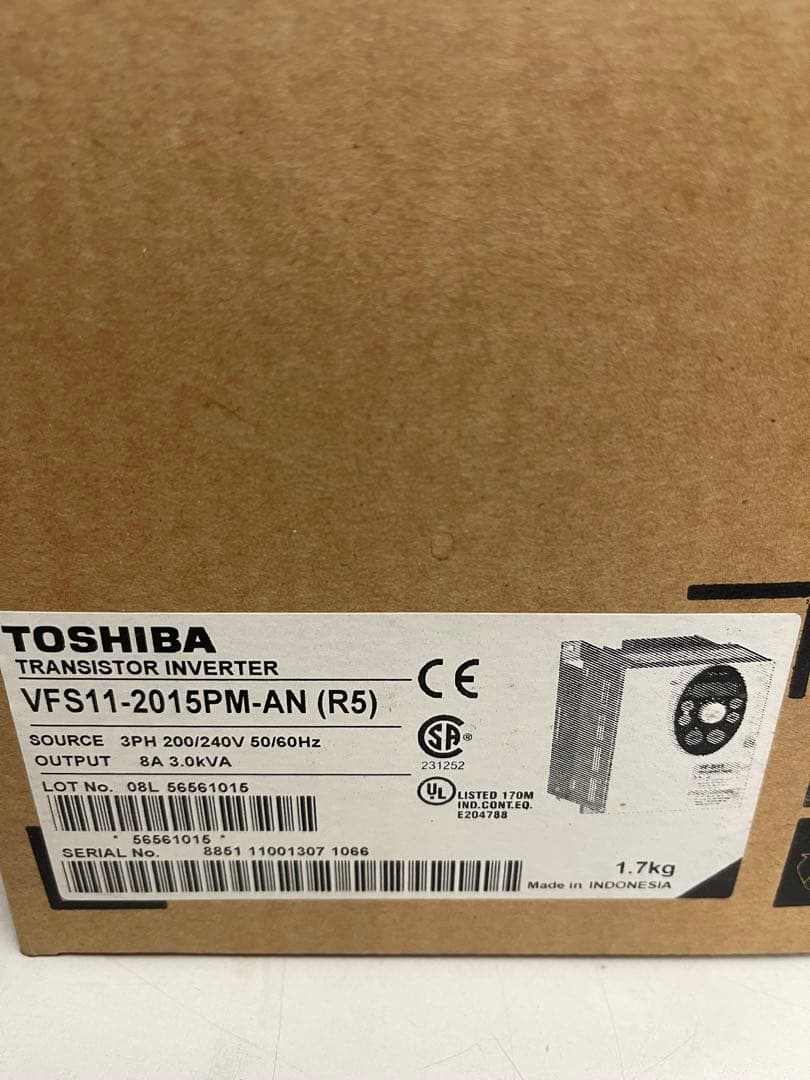 Toshiba 東芝　インバータ　VFS11-2015PM-AN (R5)