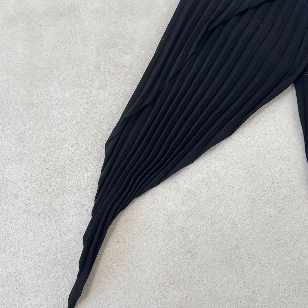 極美品✨ISSEY MIYAKE プリーツ　変形　ブラック　チュニック