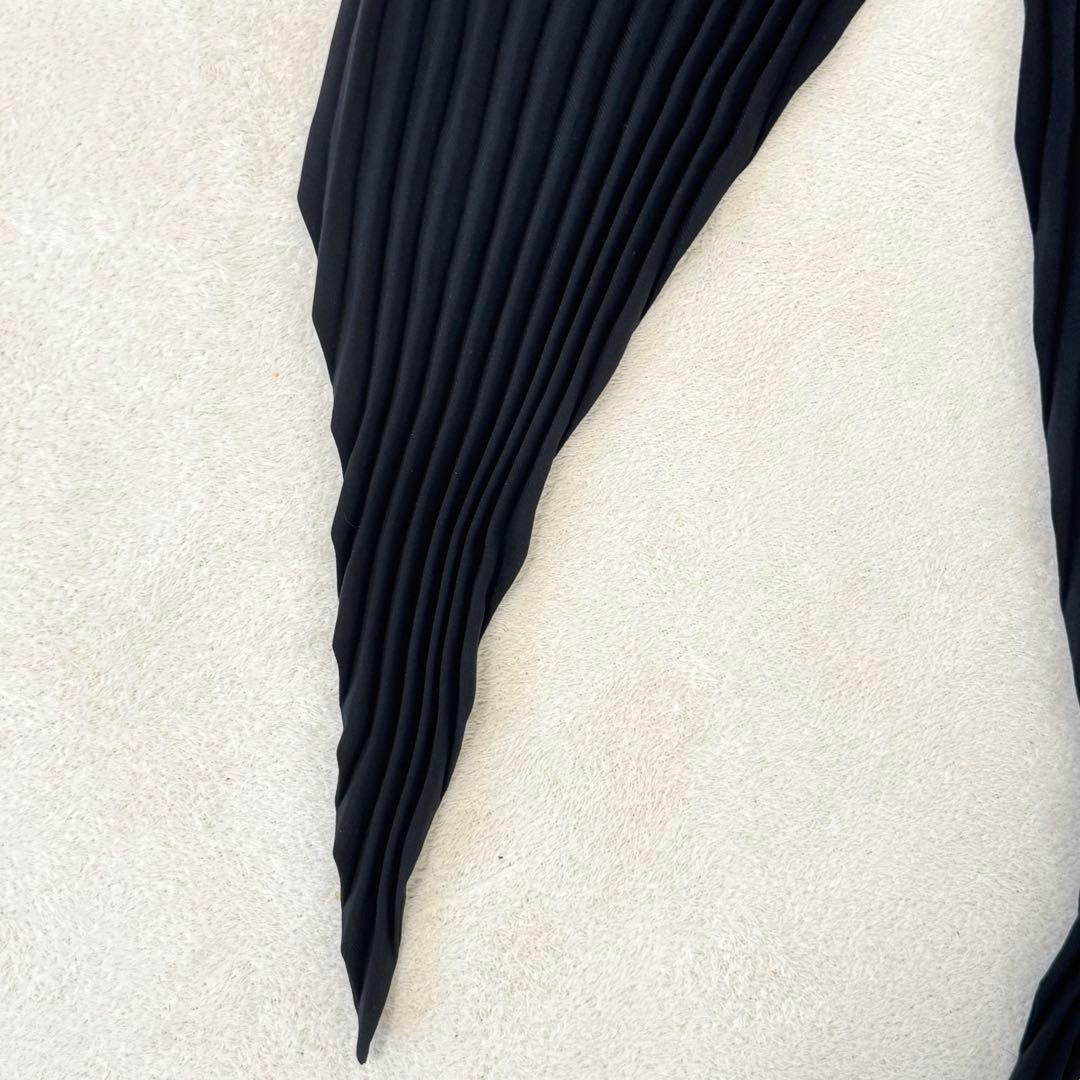 極美品✨ISSEY MIYAKE プリーツ　変形　ブラック　チュニック