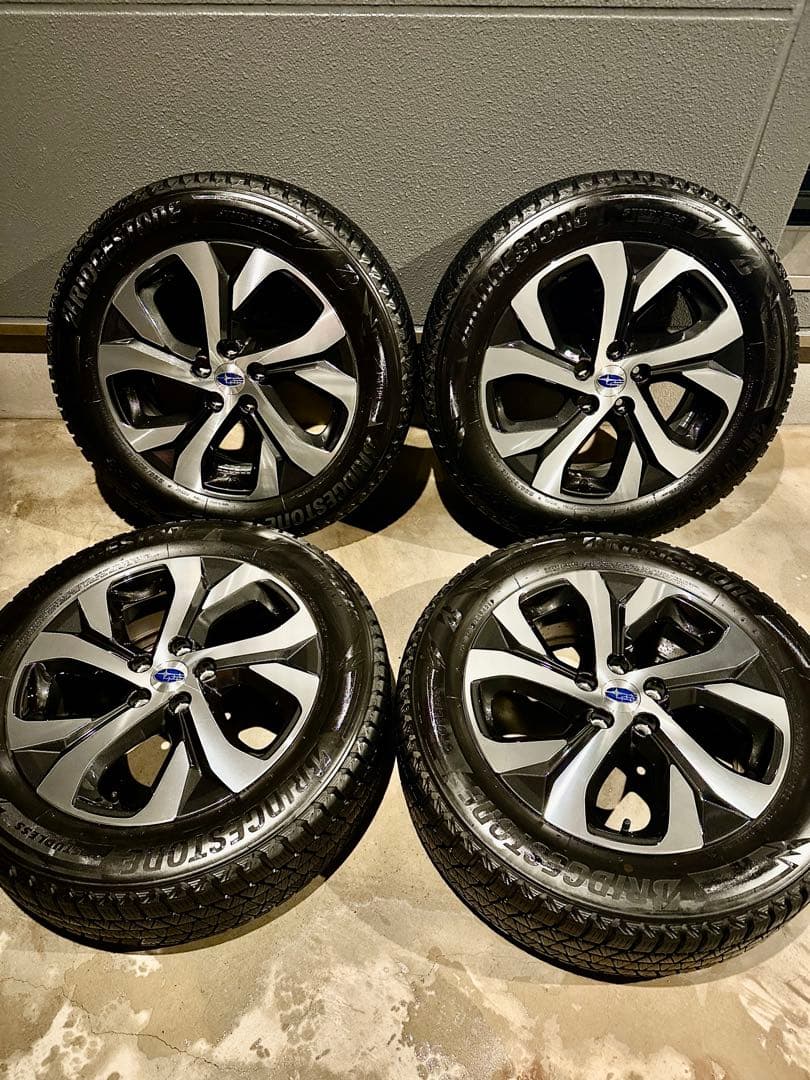 アウトバックBT5純正ホイール+スタッドレス4本セット【12/31まで】